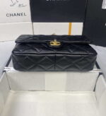 chanel as3215 large flap bag lambskin gold tone metal black 004 luxibags.ru .jpg
