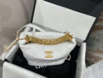 chanel as3242 small hobo bag lambskin strass gold tone metal white 009 luxibags.ru .jpg