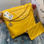 chanel as3260 22 small handbag shiny calfskin yellow gold 004 luxibags.ru .jpg