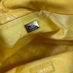 chanel as3260 22 small handbag shiny calfskin yellow gold 009 luxibags.ru .jpg