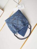 chanel as3261 22 bag silver tone metal canvas blue denim 07 luxibags.ru .jpg