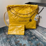chanel as3261 22 handbag shiny calfskin yellow gold 001 luxibags.ru .jpg