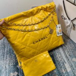 chanel as3261 22 handbag shiny calfskin yellow gold 002 luxibags.ru .jpg