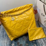 chanel as3261 22 handbag shiny calfskin yellow gold 004 luxibags.ru .jpg
