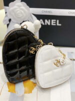 chanel as3295 heart clutch with chain lambskin gold tone metal black and white 003 luxibags.ru .jpg