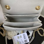 chanel as3365 mini flap bag 17cm lambskin gray 007 luxibags.ru .jpg