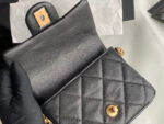 chanel as3368 mini flap bag shiny calfskin gold tone metal black 07 luxibags.ru .jpg