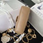 chanel as3456 mini flap bag lambskin gold tone metal apricot 006 luxibags.ru .jpg