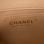 chanel as3456 mini flap bag lambskin gold tone metal apricot 008 luxibags.ru .jpg