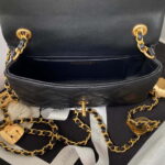 chanel as3456 mini flap bag lambskin gold tone metal black 007 luxibags.ru .jpg