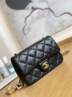 chanel as3457 mini flap bag lambskin gold tone metal black 003 luxibags.ru .jpg