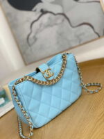 chanel as3476 hobo handbag lambskin blue 003 luxibags.ru .jpg