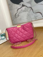 chanel as3476 hobo handbag lambskin rose red 002 luxibags.ru .jpg