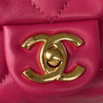 chanel as3499 flap bag lambskin rose red 003 luxibags.ru .jpg