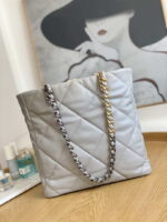 chanel as3519 chanel19 shopping bag shiny lambskin gray 002 luxibags.ru .jpg