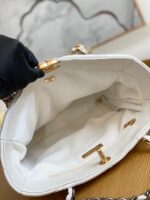 chanel as3519 chanel19 shopping bag shiny lambskin white 006 luxibags.ru .jpg