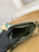 chanel as3562 hobo handbag lambskin dark green 008 luxibags.ru .jpg