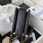 chanel as3580 small flap bag lambskin lambskin gold tone metal black 006 luxibags.ru .jpg