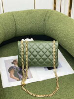 chanel as3609 flap bag lambskin lambskin gold tone metal green 003 luxibags.ru .jpg