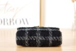 chanel as3611 small flap bag wool tweed gold tone metal black gray 006 luxibags.ru .jpg