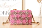 chanel as3611 small flap bag wool tweed gold tone metal pink brown 003 luxibags.ru .jpg