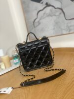chanel as3652 small flap bag with top handle patent calfskin gold tone metal black 002 luxibags.ru .jpg