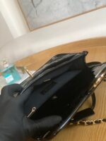 chanel as3653 small flap bag with top handle patent calfskin gold tone metal black 009 luxibags.ru .jpg