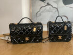 chanel as3653 small flap bag with top handle patent calfskin gold tone metal black 010 luxibags.ru .jpg