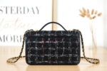 chanel as3653 small flap bag with top handle wool tweed gold tone metal black and white 004 luxibags.ru .jpg
