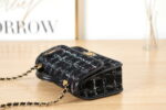 chanel as3653 small flap bag with top handle wool tweed gold tone metal black and white 005 luxibags.ru .jpg