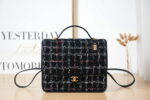 chanel as3662 large backpack wool tweed gold tone metal black 001 luxibags.ru .jpg