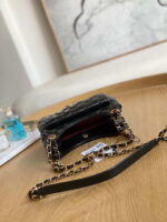 chanel as3710 small hobo handbag shiny crumpled calfskin gold tone metal black 006 luxibags.ru .jpg