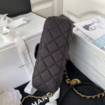 chanel as3710 small hobo handbag velvet gold tone metal black 006 luxibags.ru .jpg