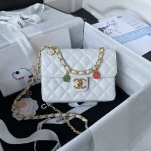 chanel as3737 mini flap bag lambskin enamel gold tone metal white 001 luxibags.ru .jpg