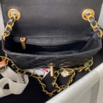 chanel as3738 mini flap bag lambskin enamel gold tone metal black 007 luxibags.ru .jpg
