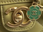 chanel as3738 mini flap bag lambskin enamel gold tone metal yellow 003 luxibags.ru .jpg