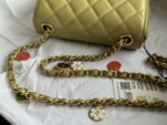 chanel as3738 mini flap bag lambskin enamel gold tone metal yellow 005 luxibags.ru .jpg