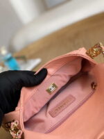 chanel as3757 mini flap bag grained calfskin gold tone metal pink 009 luxibags.ru .jpg