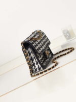 chanel as3767 flap bag woven lambskin black 003 luxibags.ru .jpg