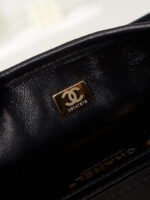 chanel as3767 flap bag woven lambskin black 009 luxibags.ru .jpg