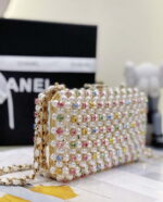 chanel as3771 evening bag glass pearls gold tone metal white multicolor 003 luxibags.ru .jpg