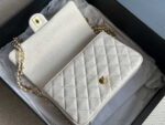 chanel as3777 flap bag grained calfskin gold tone metal white 007 luxibags.ru .jpg