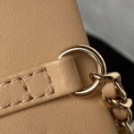 chanel as3791 flap bag lambskin apricot 009 luxibags.ru .jpg