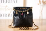 chanel as3793 small bucket bag lambskin resin gold tone metal black 004 luxibags.ru .jpg