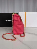 chanel as3793 small bucket bag lambskin resin gold tone metal red 002 luxibags.ru .jpg