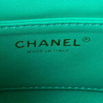 chanel as3830 small hobo handbag green calfskin gold 007 luxibags.ru .jpg