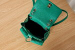 chanel as3860 backpack grained shiny calfskin gold tone metal green 007 luxibags.ru .jpg