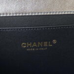 chanel as3908 cc small flap bag with top handle shiny calfskin silver gold 008 luxibags.ru .jpg
