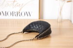 chanel as3917 clutch with chain lambskin shiny light gold metal black 006 luxibags.ru .jpg