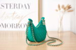 chanel as3917 clutch with chain lambskin shiny light gold metal light green 004 luxibags.ru .jpg